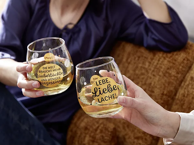 formano Cocktailgläser mit Spruch